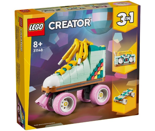 Lego creator 3in1 patina cu rotile retro 31148 Lego creator 3in1 patina cu rotile retro 31148