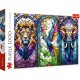 Puzzle trefl 1000 animale in vitraliu Puzzle trefl 1000 animale in vitraliu