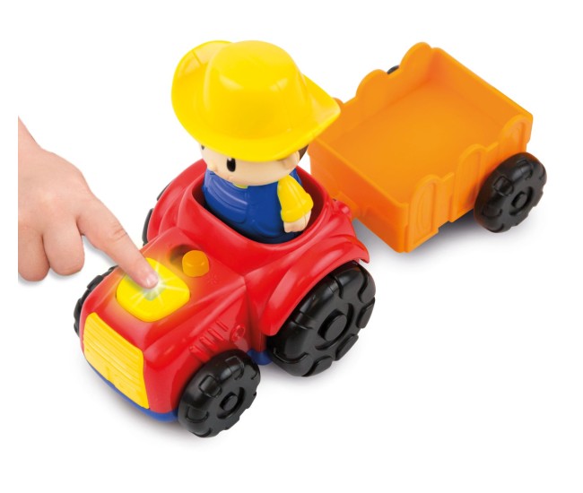 Winfun tractoras cu remorca si figurina fermier