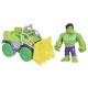Spidey prietenii extraordinari set masinuta si figurina si accesoriu hulk Spidey prietenii extraordinari set masinuta si figurina si accesoriu hulk