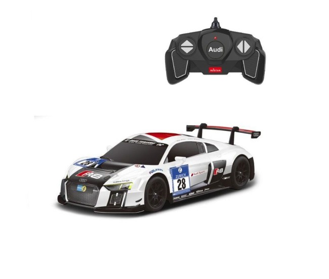 Masina cu telecomanda audi r8 lms performance alb scara 1 la 18 Masina cu telecomanda audi r8 lms performance alb scara 1 la 18