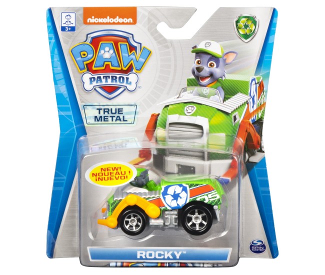Patrula catelusilor macheta metalica rocky masina de reciclare Patrula catelusilor macheta metalica rocky masina de reciclare