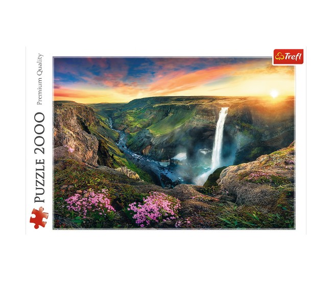 Puzzle trefl 2000 cascada haifoss isalnda Puzzle trefl 2000 cascada haifoss isalnda