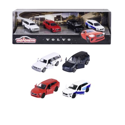 Majorette premium cars set 4 masini volvo v90 scara 1:64