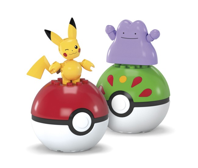 Pokemon mega set doua bile ditto si pikachu 42 piese Pokemon mega set doua bile ditto si pikachu 42 piese