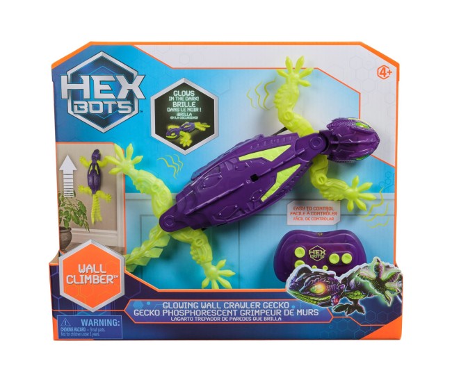 Hex bots soparla cataratoare gecko mov cu telecomanda Hex bots soparla cataratoare gecko mov cu telecomanda