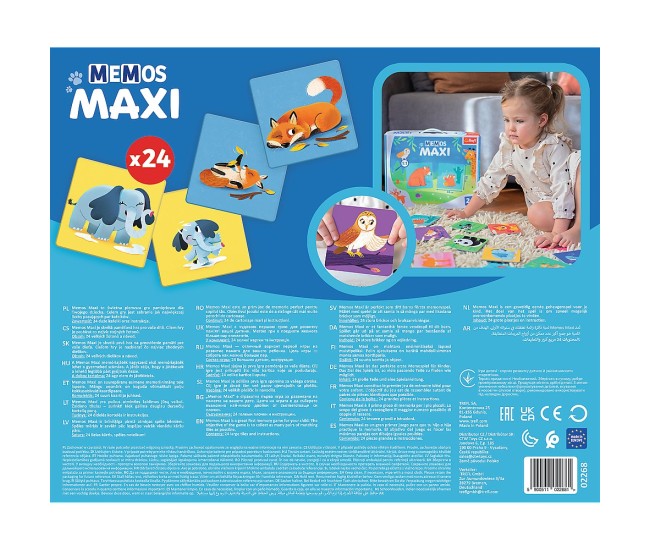 Joc memos maxi animale parinti si copii Joc memos maxi animale parinti si copii