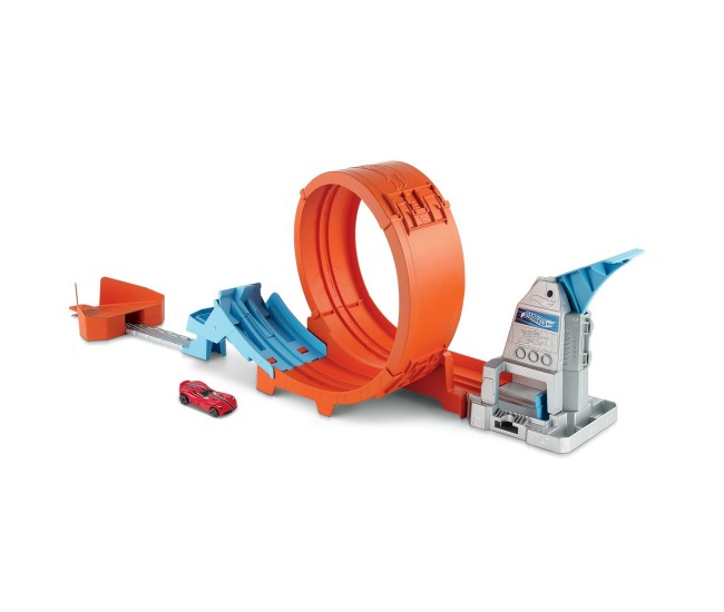 Hot wheels circuit rapid cu lansator pentru cascadorii si masinuta exclusiva Hot wheels circuit rapid cu lansator pentru cascadorii si masinuta exclusiva