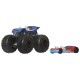 Hot wheels monster truck si masinuta metalica twin mill