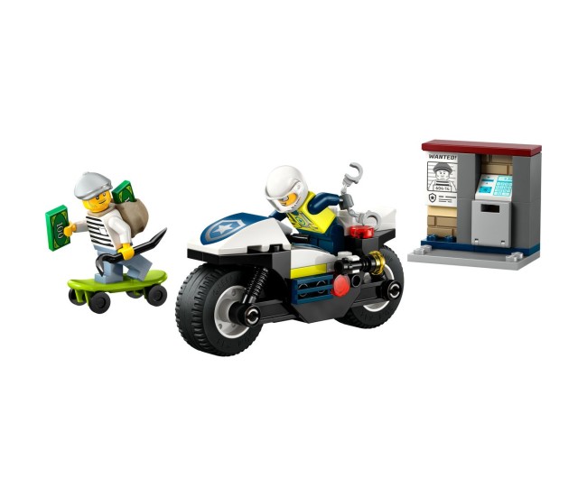 Lego city urmarire cu motocicleta de politie 60455 Lego city urmarire cu motocicleta de politie 60455