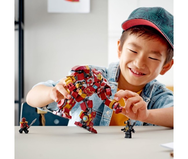 Lego super heroes hulkbuster batalia din wakanda 76247