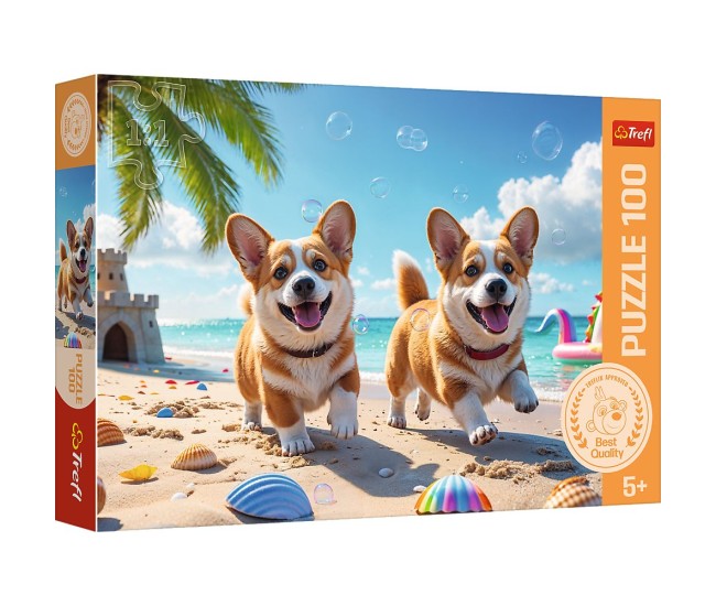 Puzzle trefl 100 catel corgi Puzzle trefl 100 catel corgi