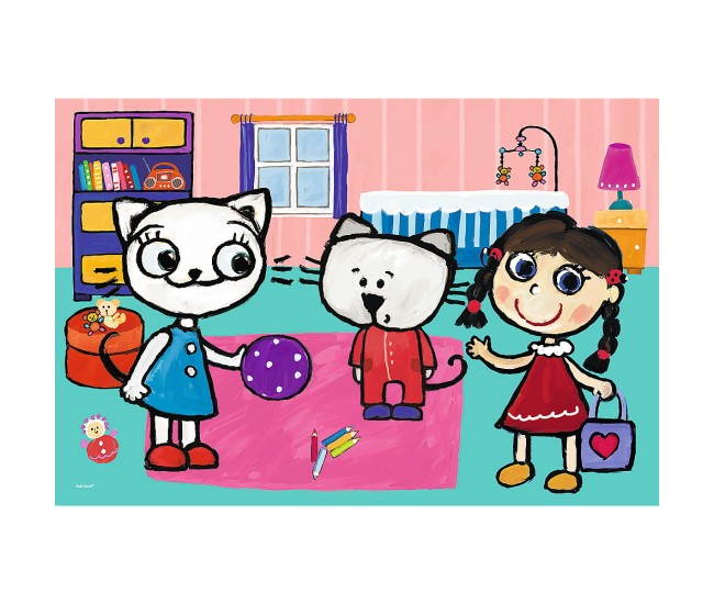 Puzzle trefl 60 kicia kocia si prietenii Puzzle trefl 60 kicia kocia si prietenii