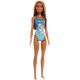 Papusa barbie satena cu costum de baie albastru Papusa barbie satena cu costum de baie albastru