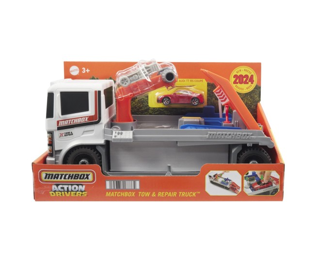 Matchbox action drivers camion de reparatii si remorcare Matchbox action drivers camion de reparatii si remorcare