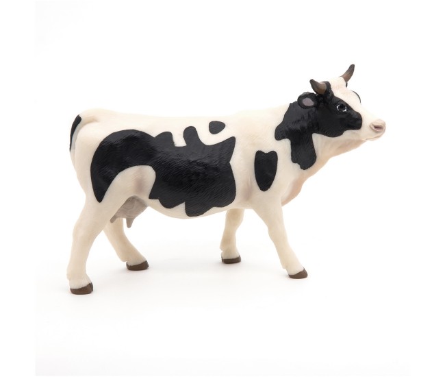 Papo figurina vacuta cu blana alba si neagra Papo figurina vacuta cu blana alba si neagra