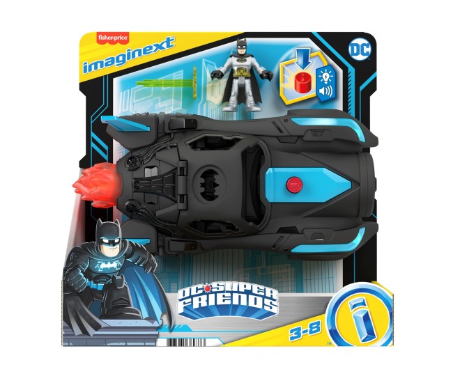 Fisher price imaginext dc super friends vehicul batmobil deluxe Fisher price imaginext dc super friends vehicul batmobil deluxe