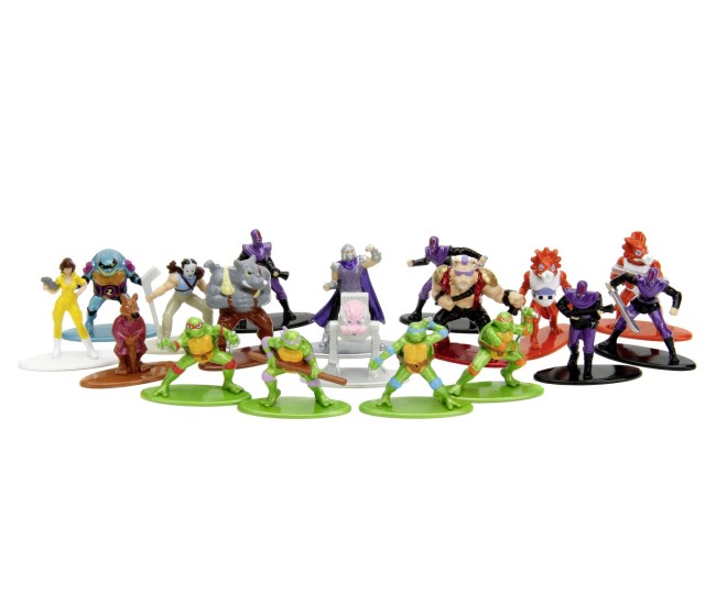 Jada nanofigurine metalice testoasele ninja 18 figurine 4cm Jada nanofigurine metalice testoasele ninja 18 figurine 4cm