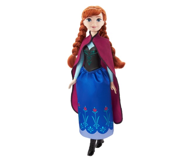Papusa disney frozen anna cu codite Papusa disney frozen anna cu codite