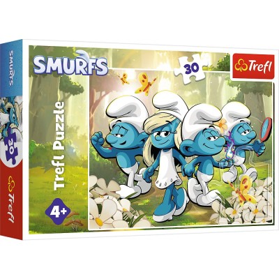 Puzzle trefl 30 aventurile strumfilor Puzzle trefl 30 aventurile strumfilor