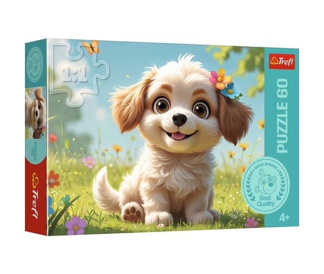 Puzzle trefl 60 fii un catelus Puzzle trefl 60 fii un catelus