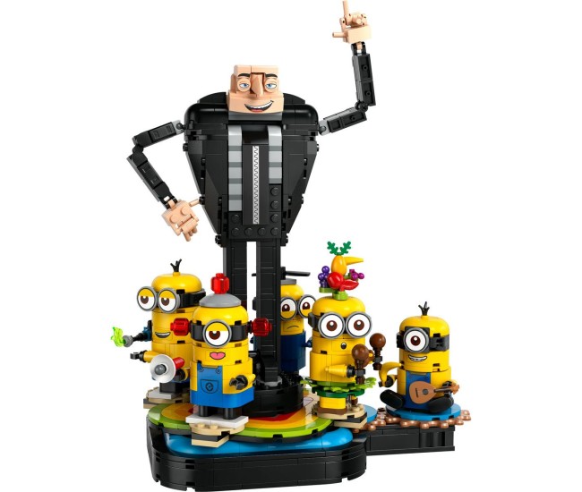 Lego despicable me4 gru si minionii din caramizi 75582 Lego despicable me4 gru si minionii din caramizi 75582