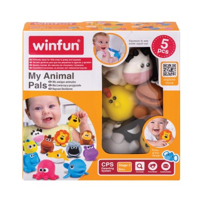 Winfun set jucarii de baie animalute de la ferma