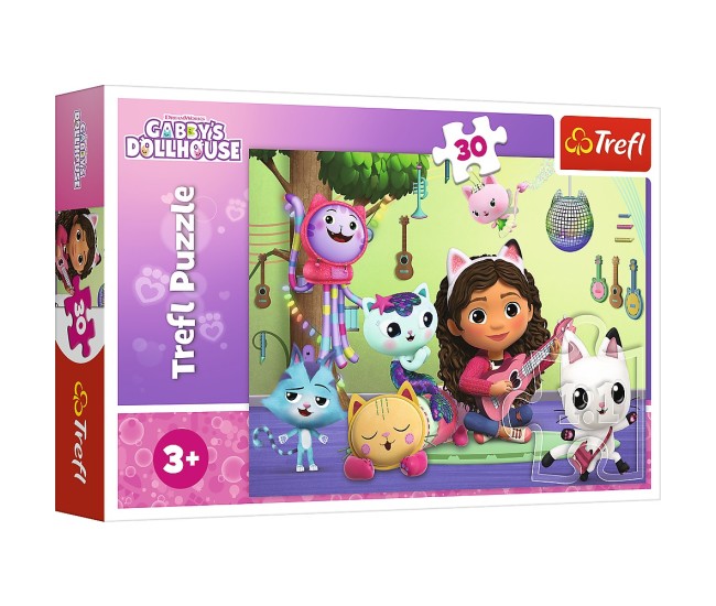 Puzzle trefl 30 gabbys dollhouse casa lui gabby Puzzle trefl 30 gabbys dollhouse casa lui gabby