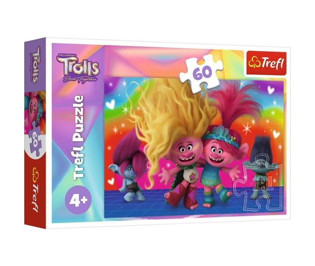 Puzzle trefl 60 trolii prietenosi Puzzle trefl 60 trolii prietenosi
