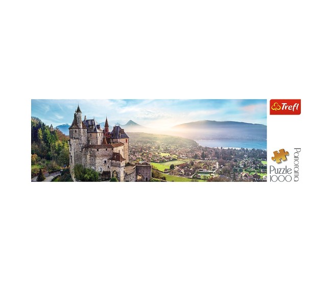 Puzzle trefl 1000 panorama castelul menthon Puzzle trefl 1000 panorama castelul menthon