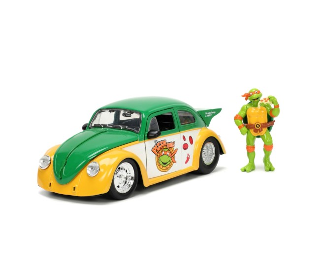 Jada masinuta metalica testoasele ninja 1959 volkswagen drag beetle 1:24 Jada masinuta metalica testoasele ninja 1959 volkswagen drag beetle 1:24