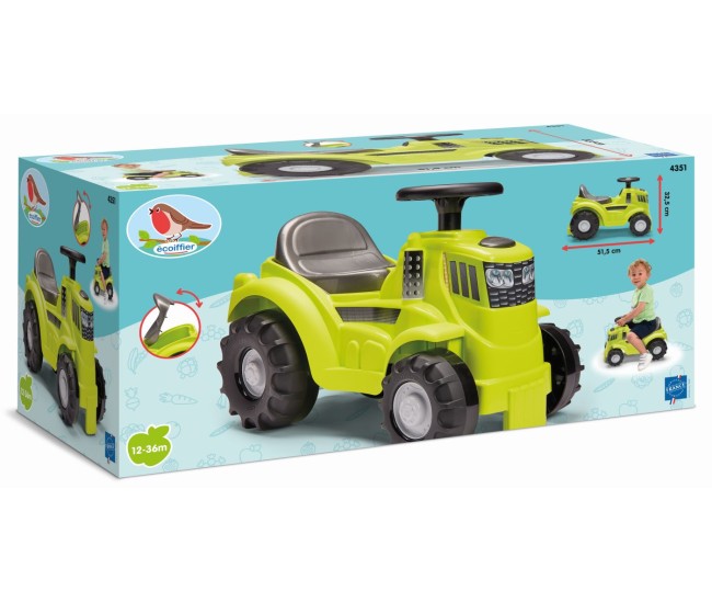 Ecoiffier tractoras ride on de 51.5cm Ecoiffier tractoras ride on de 51.5cm