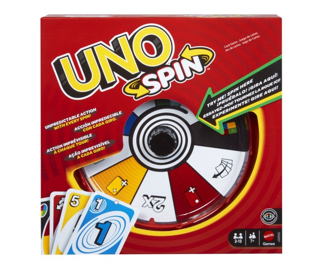 Uno joc de carti spin Uno joc de carti spin
