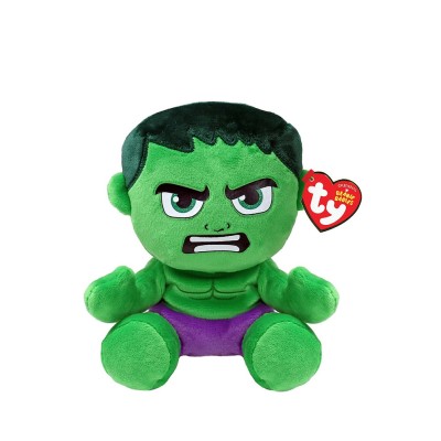 Plus ty 15cm beanie babies soft marvel hulk Plus ty 15cm beanie babies soft marvel hulk