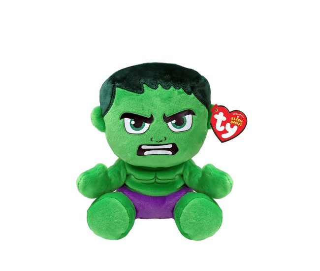 Plus ty 15cm beanie babies soft marvel hulk Plus ty 15cm beanie babies soft marvel hulk