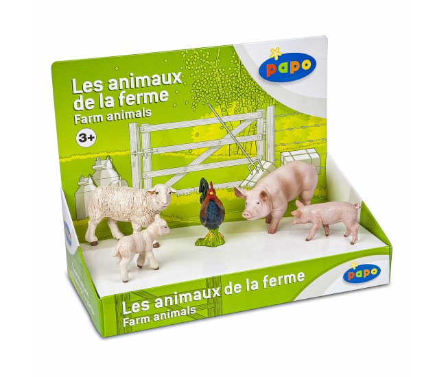 Papo figurina set 5 animale de la ferma Papo figurina set 5 animale de la ferma