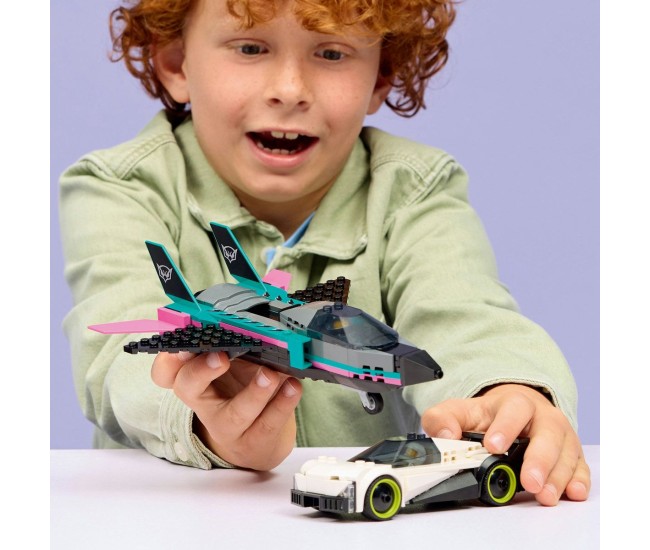 Lego city avion cu reactie vs masina 60489