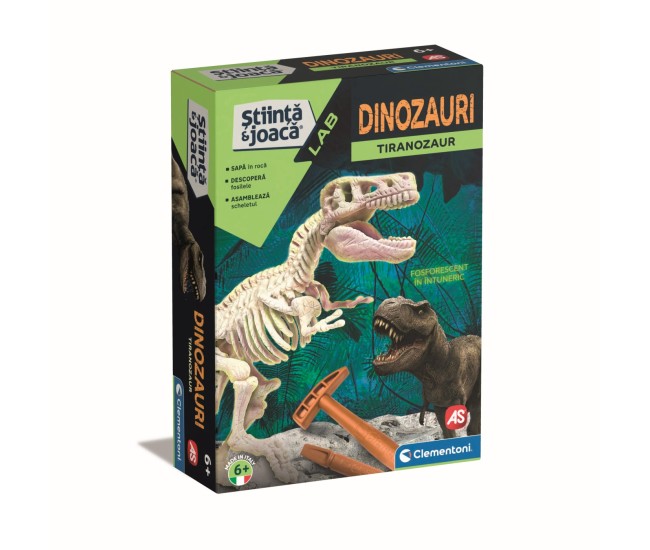 Stiinta si joaca descopera dinozaurul t-rex fluo Stiinta si joaca descopera dinozaurul t-rex fluo