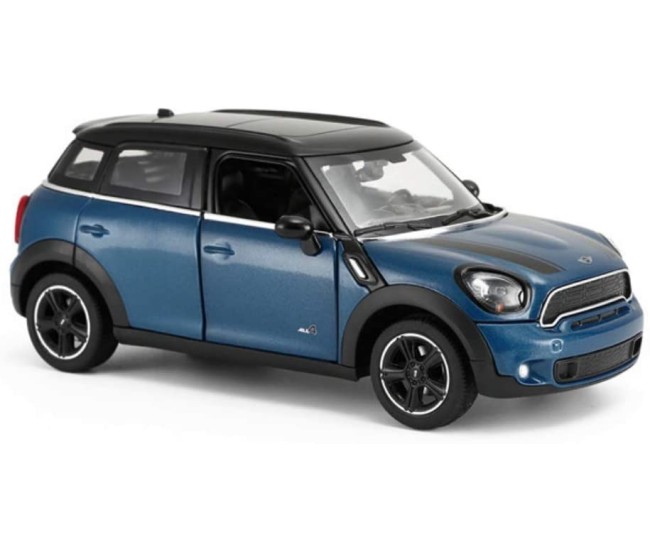 Masinuta metalica minicooper albastru scara 1 la 24 Masinuta metalica minicooper albastru scara 1 la 24