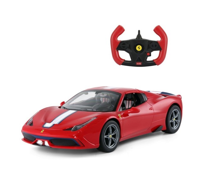 Masina cu telecomanda ferrari 458 speciale a rosu scara 1 la 14 Masina cu telecomanda ferrari 458 speciale a rosu scara 1 la 14