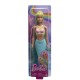 Barbie dreamtropia papusa sirena cu corset galben si coada albastra Barbie dreamtropia papusa sirena cu corset galben si coada albastra