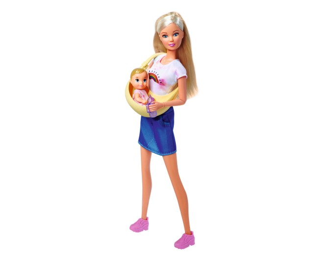 Steffi love papusa steffi cu port bebe Steffi love papusa steffi cu port bebe