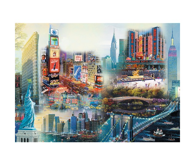 Puzzle trefl din lemn 1000 piese new york Puzzle trefl din lemn 1000 piese new york