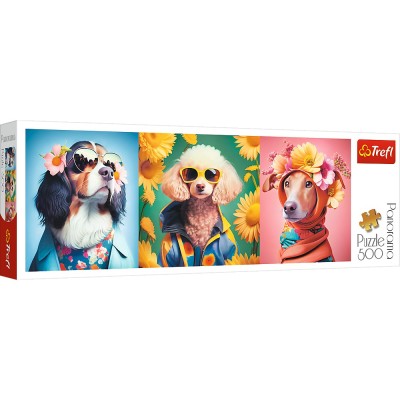 Puzzle trefl 500 panorama saptamana modei cateilor Puzzle trefl 500 panorama saptamana modei cateilor