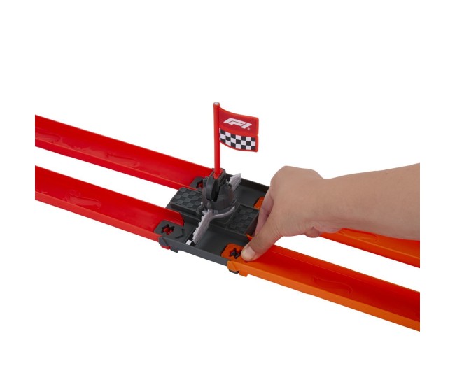 Hot wheels racing circuit de curse grid start formula 1 cu 2 masinute incluse