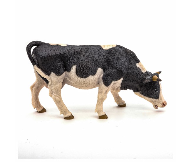 Papo figurina vaca alb cu negru