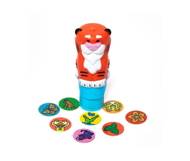 Melissa and doug sticker wow set de joaca autocolante si stampila tigru