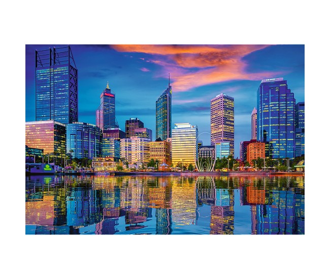 Puzzle trefl uft 1500 reflexia orasului Puzzle trefl uft 1500 reflexia orasului