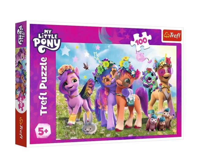 Puzzle trefl 100 my little pony poneii amuzanti