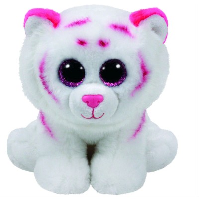Plus ty 24cm beanie babies tabor tigru alb roz